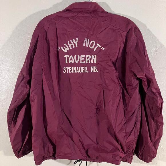 Vintage 80s Coach Jackeg Why Not Tavern Pla-Jac by Dunbrooke - Picture 1 of 5